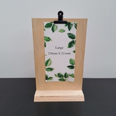 Large Sign Stand with Clip 7